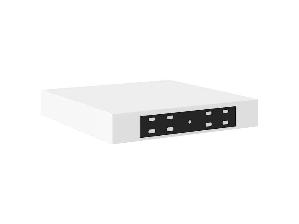 Étagère flottante murale blanc 23x23,5x3,8 cm MDF
