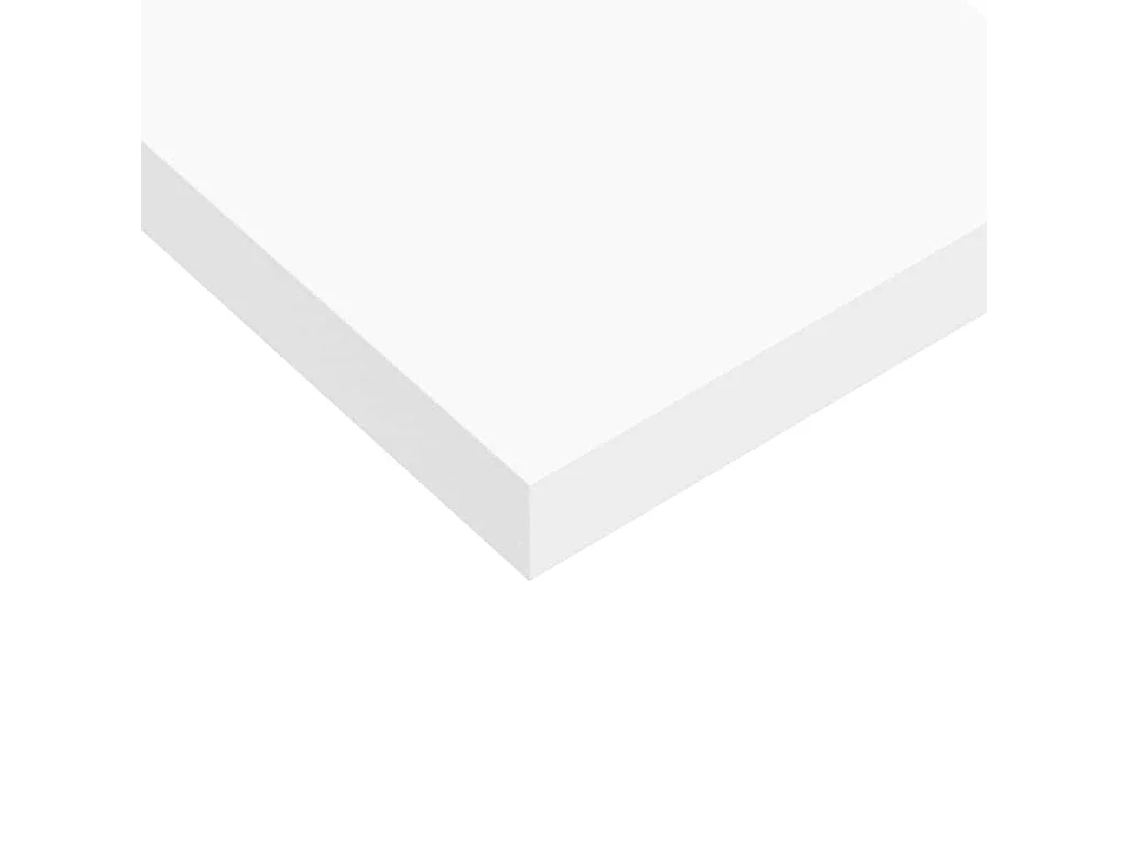 Étagère flottante murale blanc 23x23,5x3,8 cm MDF