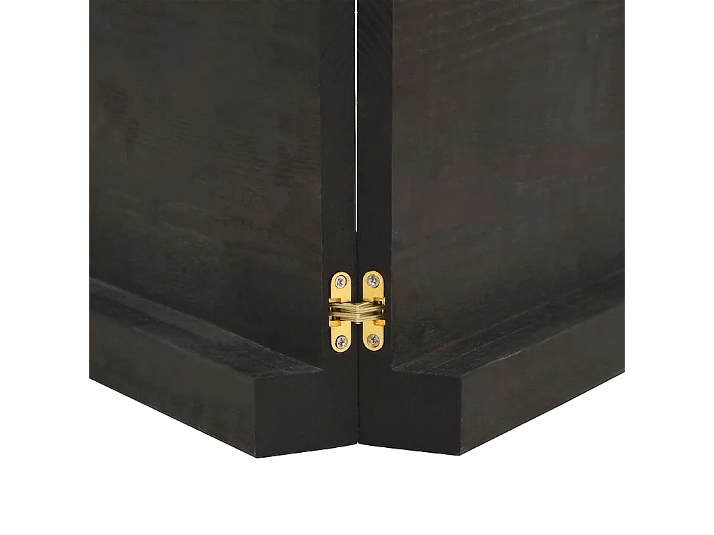 Estante pared madera roble tratada marrón oscuro 120x60x(2-6)cm