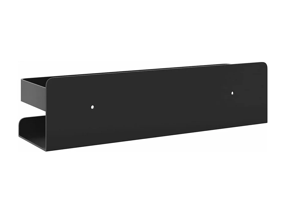 Étagère de douche noir mat acier inoxydable 304 brossé