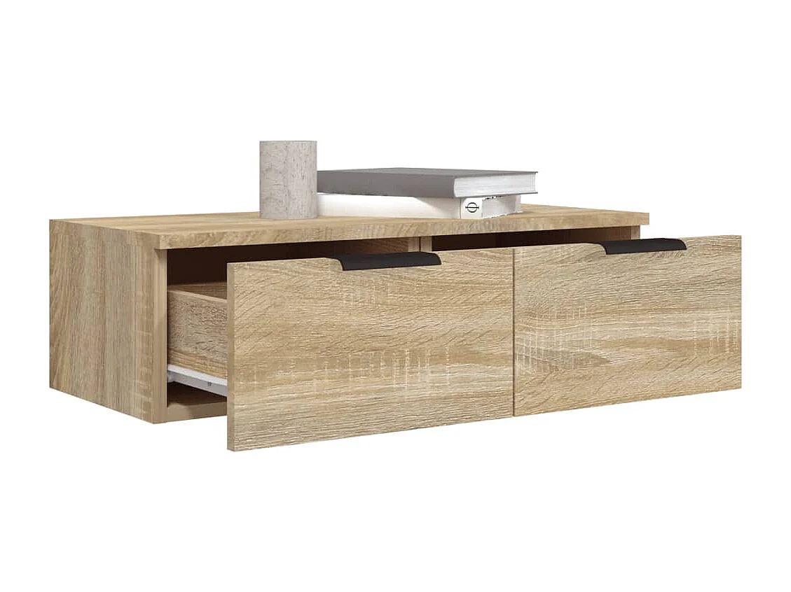 Armoire murale Chêne sonoma 68x30x20 cm Bois d'ingénierie