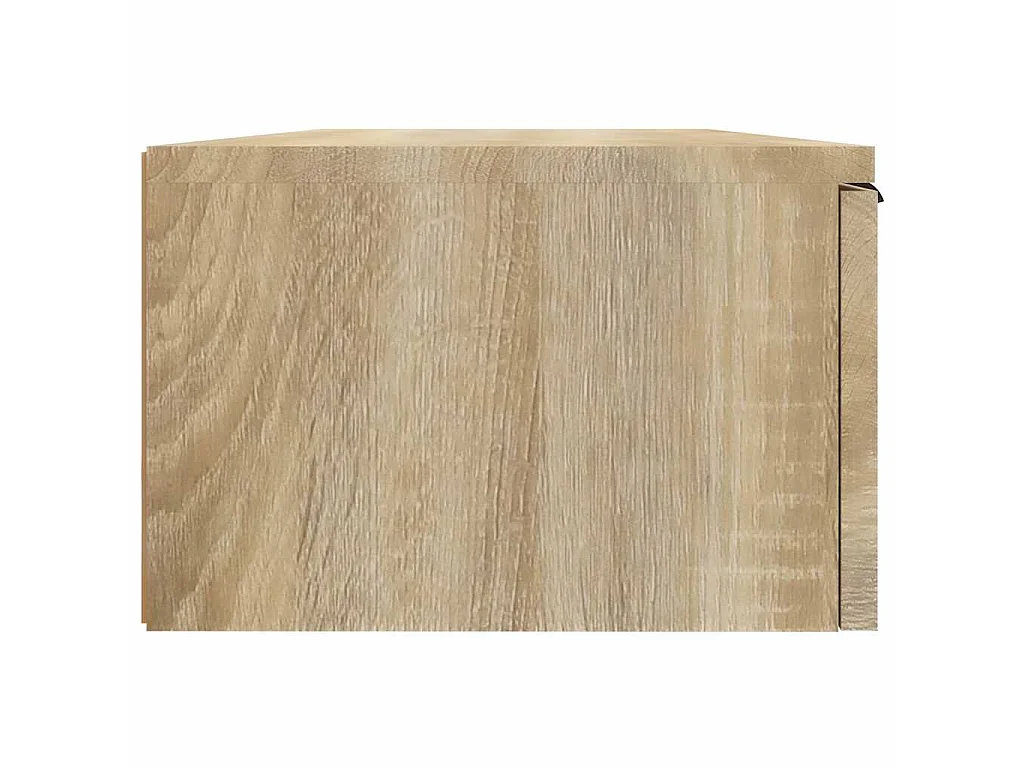 Wandkast 68x30x20 cm bewerkt hout sonoma eikenkleurig