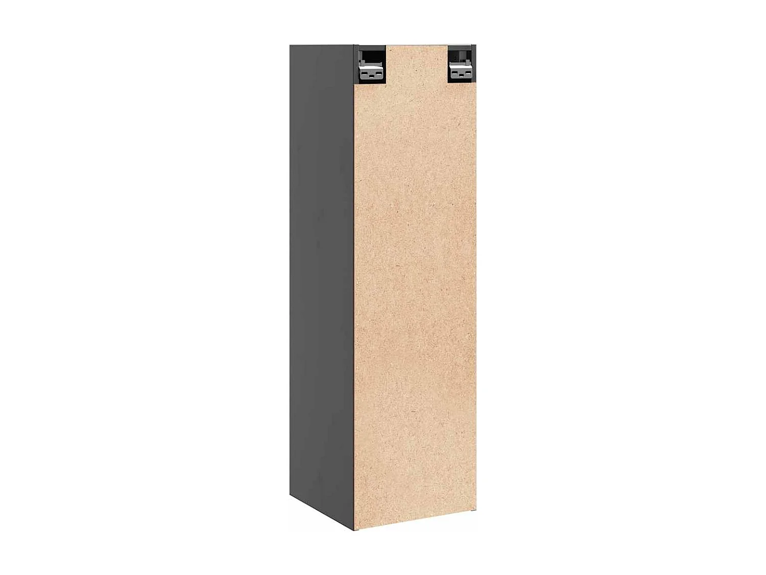 Armoires murales 2 pcs Gris 30x30x100 cm Bois de pin massif