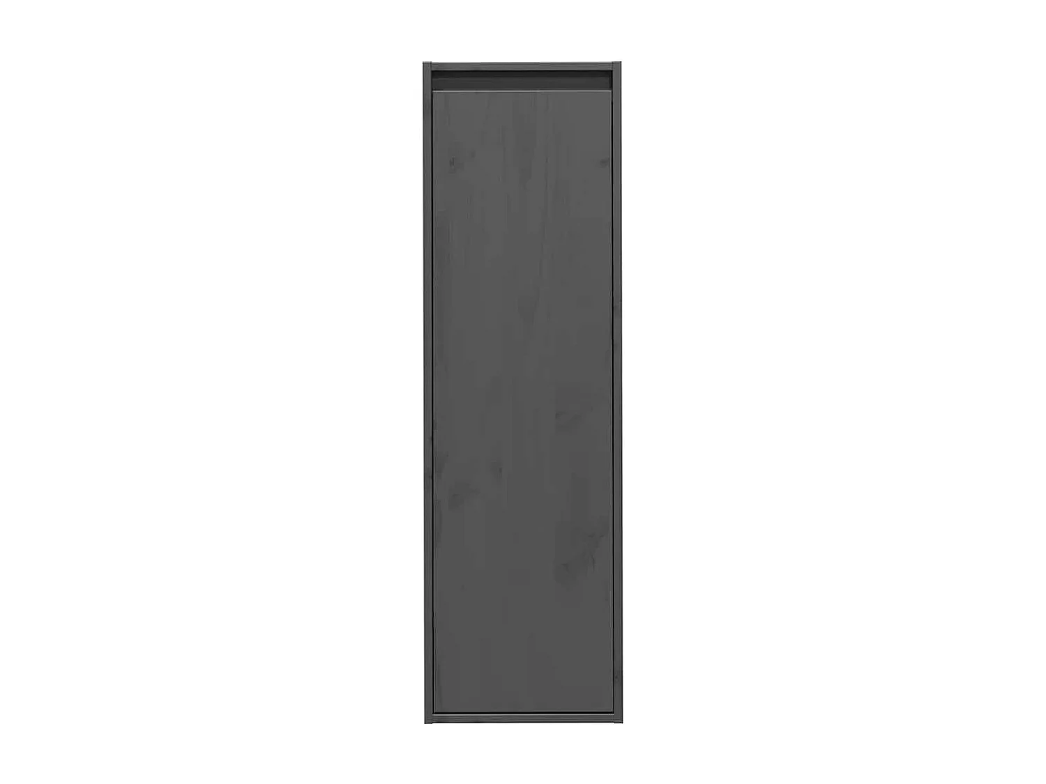 Armoires murales 2 pcs Gris 30x30x100 cm Bois de pin massif