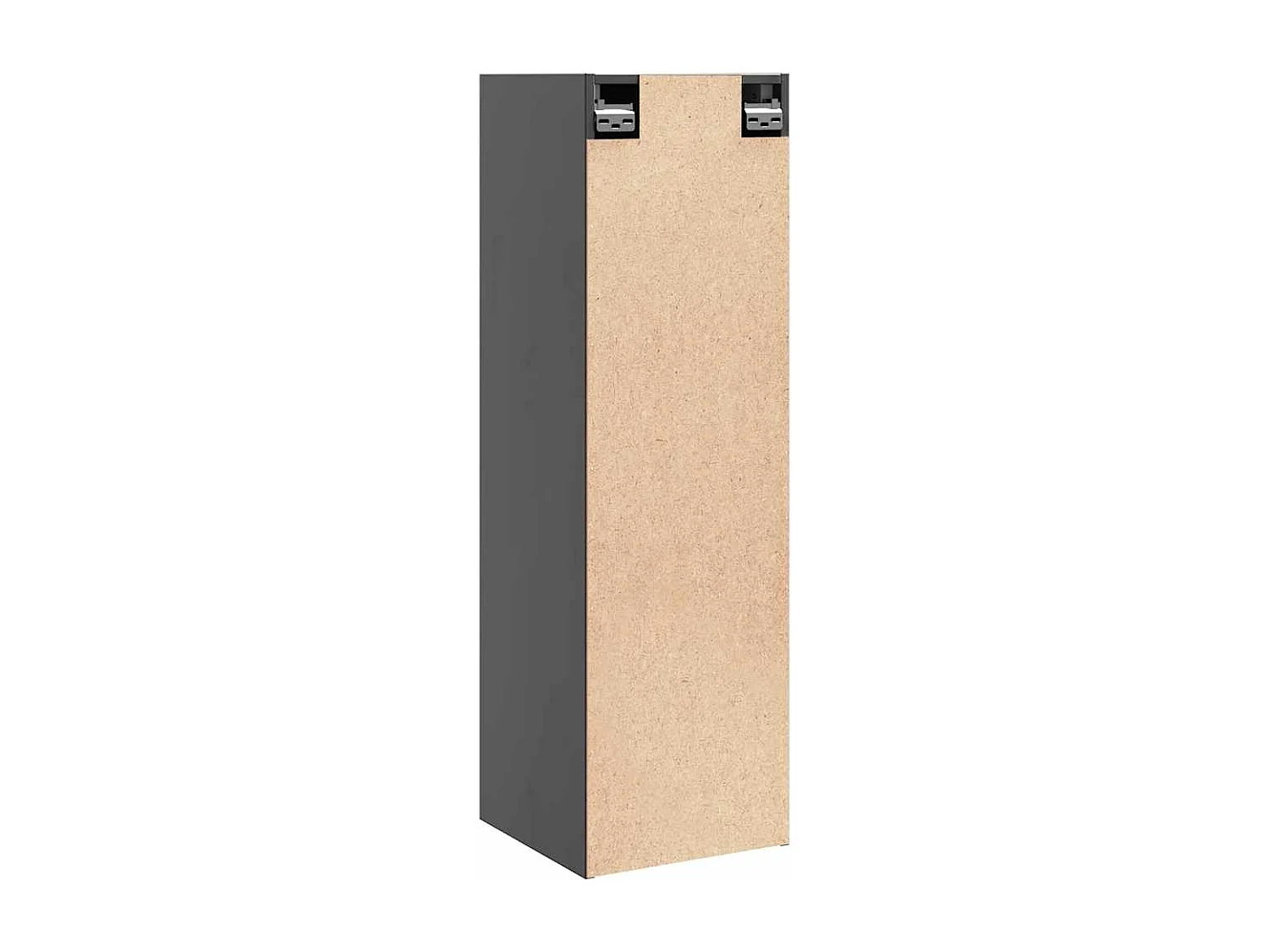 Armoires murales 2 pcs Gris 30x30x100 cm Bois de pin massif