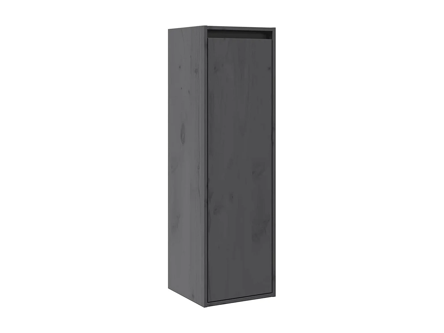 Armoires murales 2 pcs Gris 30x30x100 cm Bois de pin massif
