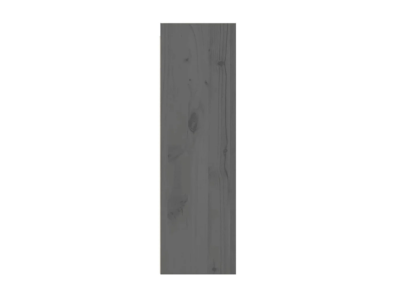Armoires murales 2 pcs Gris 30x30x100 cm Bois de pin massif