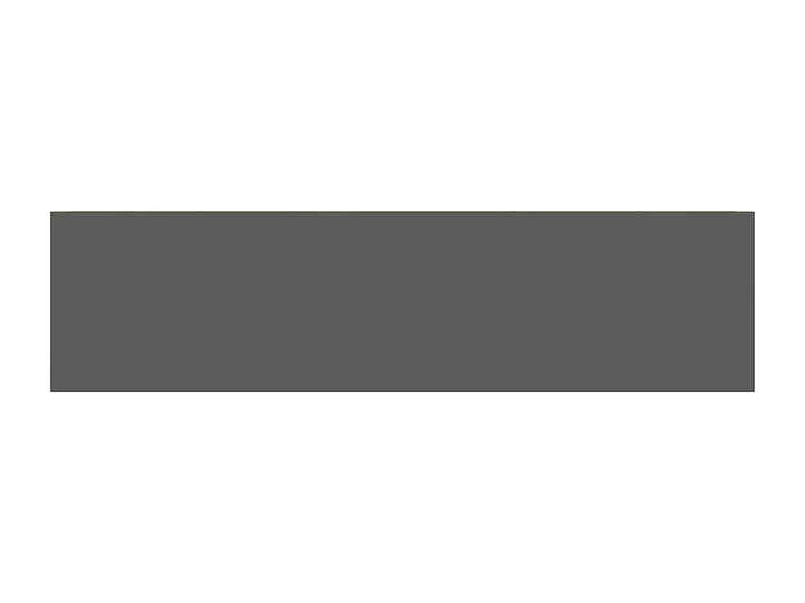 Étagère murale flottante 4 pcs Gris brillant 90x23,5x3,8 cm MDF