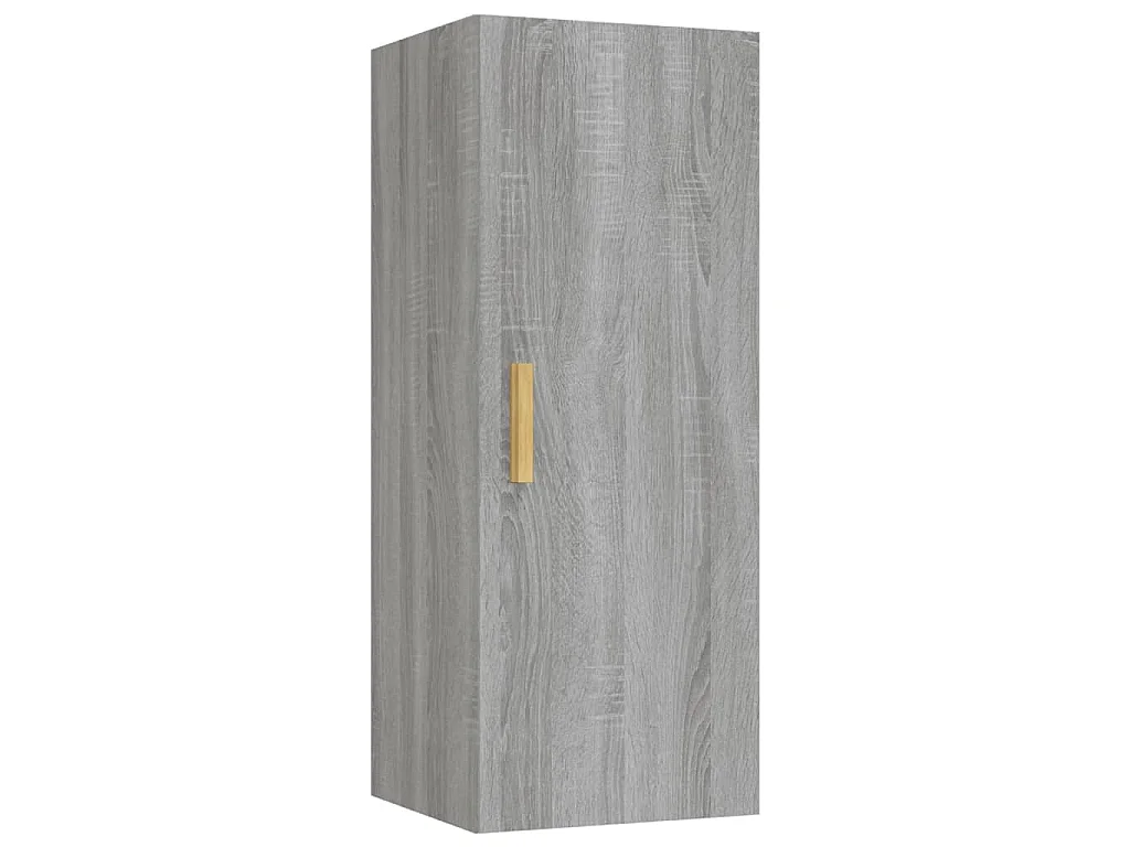 Armoire murale Sonoma gris 34,5x34x90 cm Bois d'ingénierie