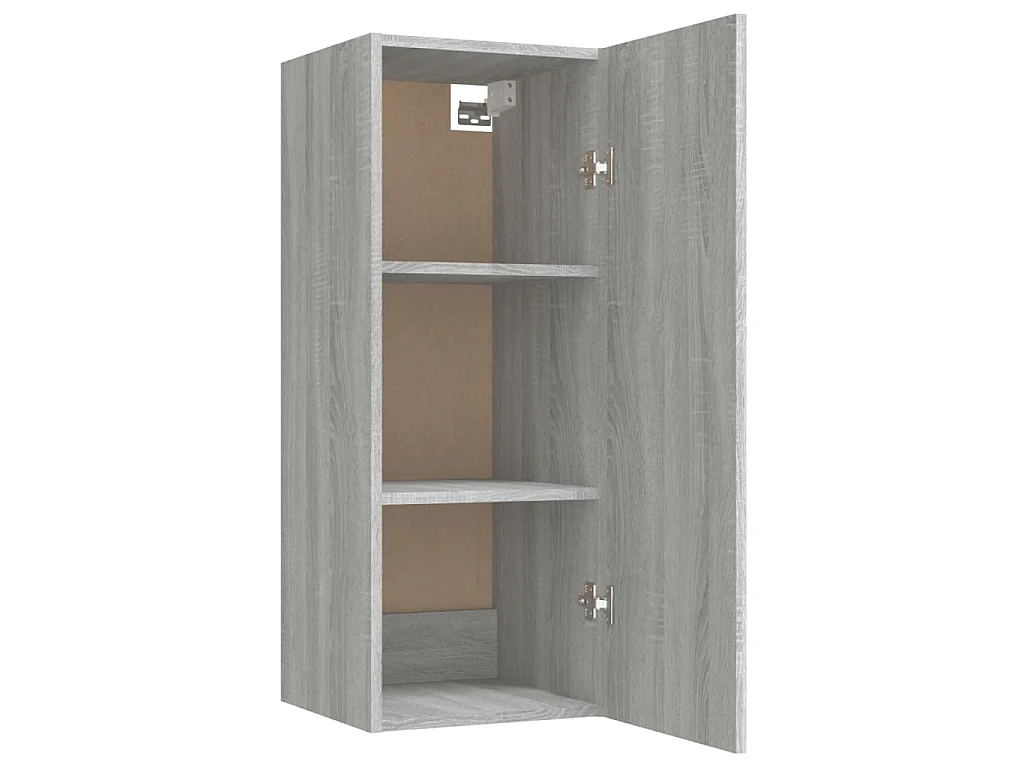 Armoire murale Sonoma gris 34,5x34x90 cm Bois d'ingénierie