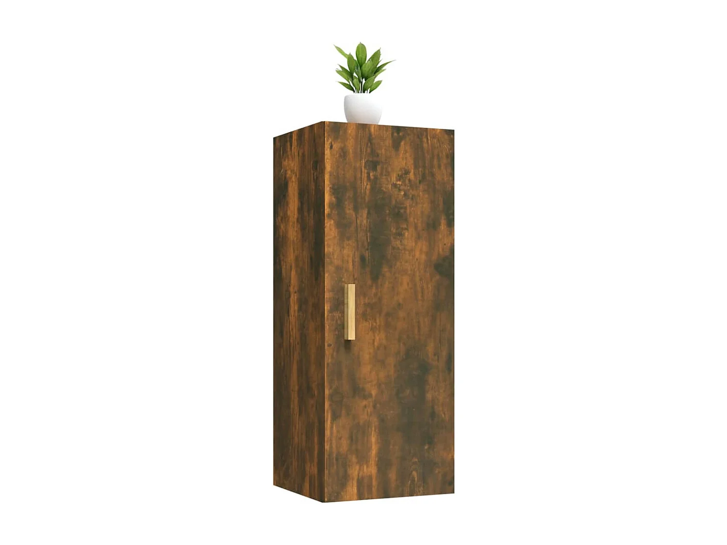 Armoire murale Chêne fumé 34,5x34x90 cm Bois d'ingénierie