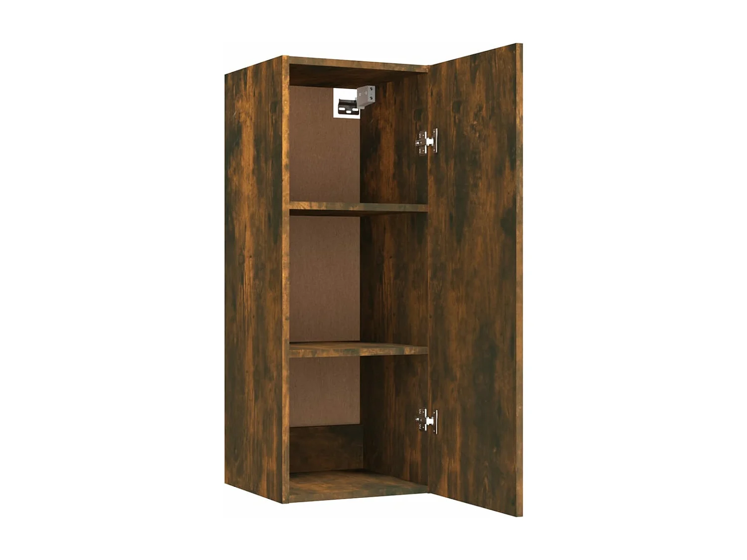 Armoire murale Chêne fumé 34,5x34x90 cm Bois d'ingénierie