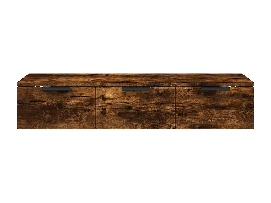 Armoire murale Chêne fumé 102x30x20 cm Bois d'ingénierie