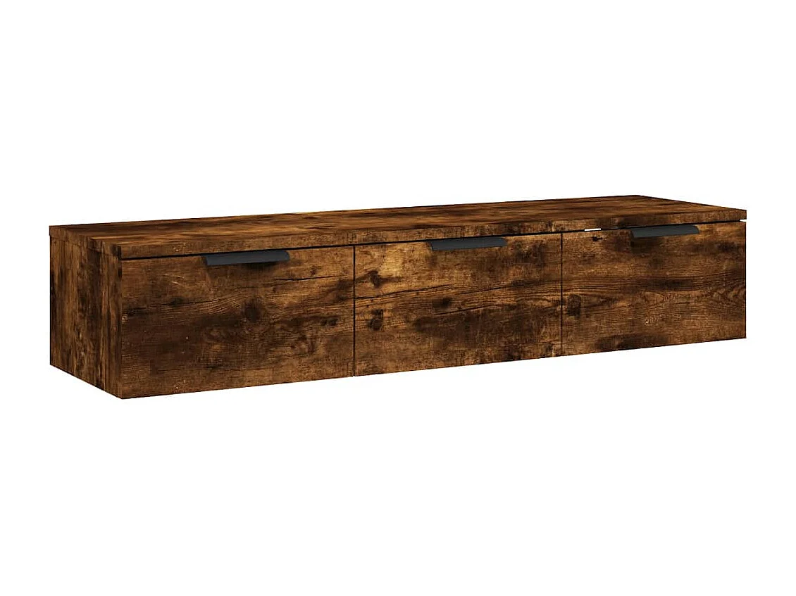 Armoire murale Chêne fumé 102x30x20 cm Bois d'ingénierie