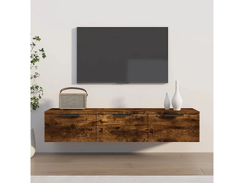 Wandschrank Räuchereiche 102x30x20 cm Holzwerkstoff