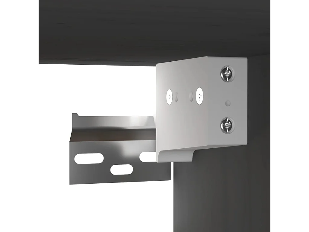 Armoires murales 2 pcs Gris 60x30x30 cm Bois de pin massif