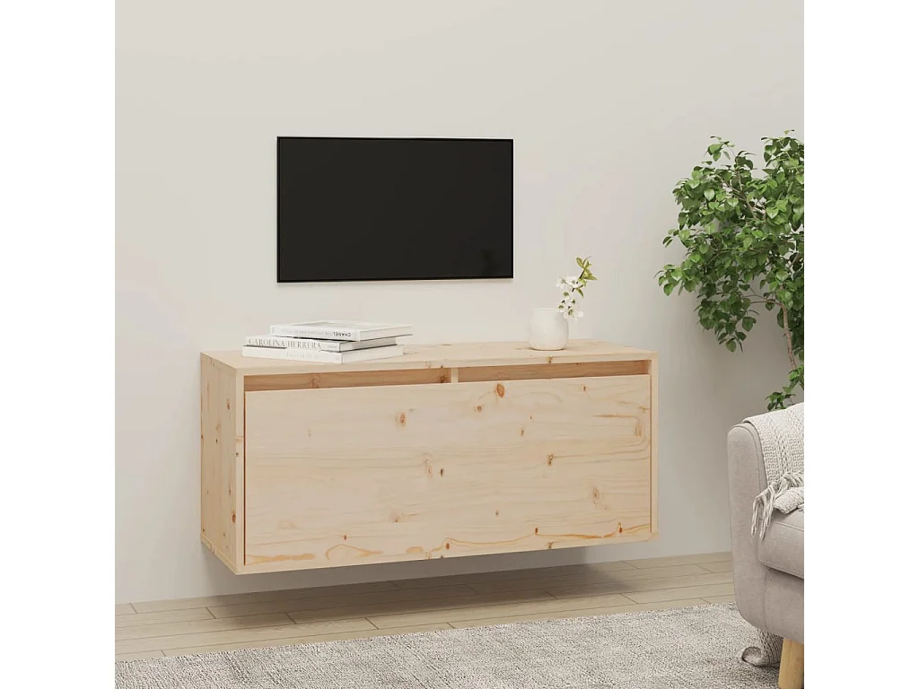 Armoire murale 80x30x35 cm Bois de pin massif