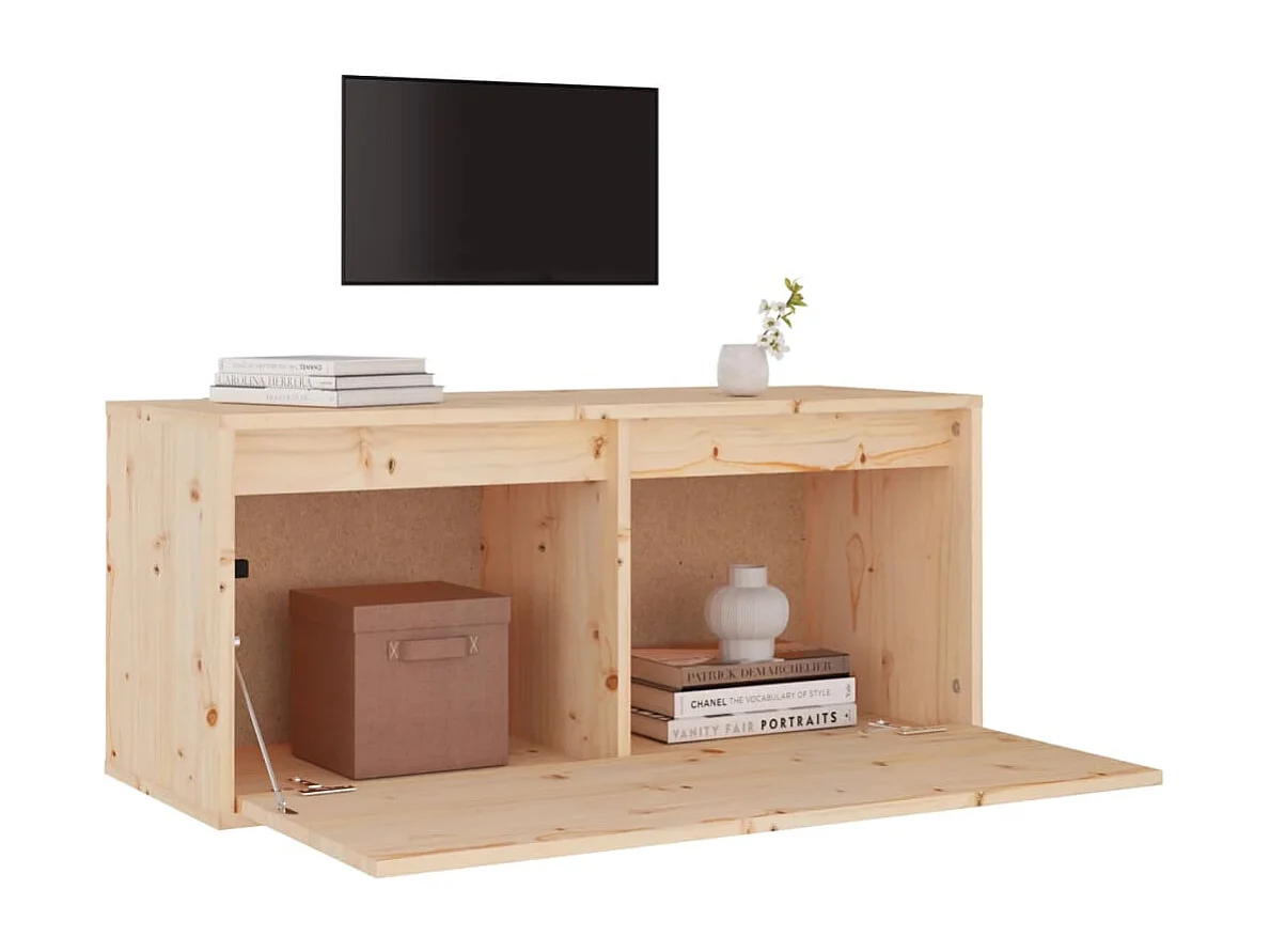 Armoire murale 80x30x35 cm Bois de pin massif