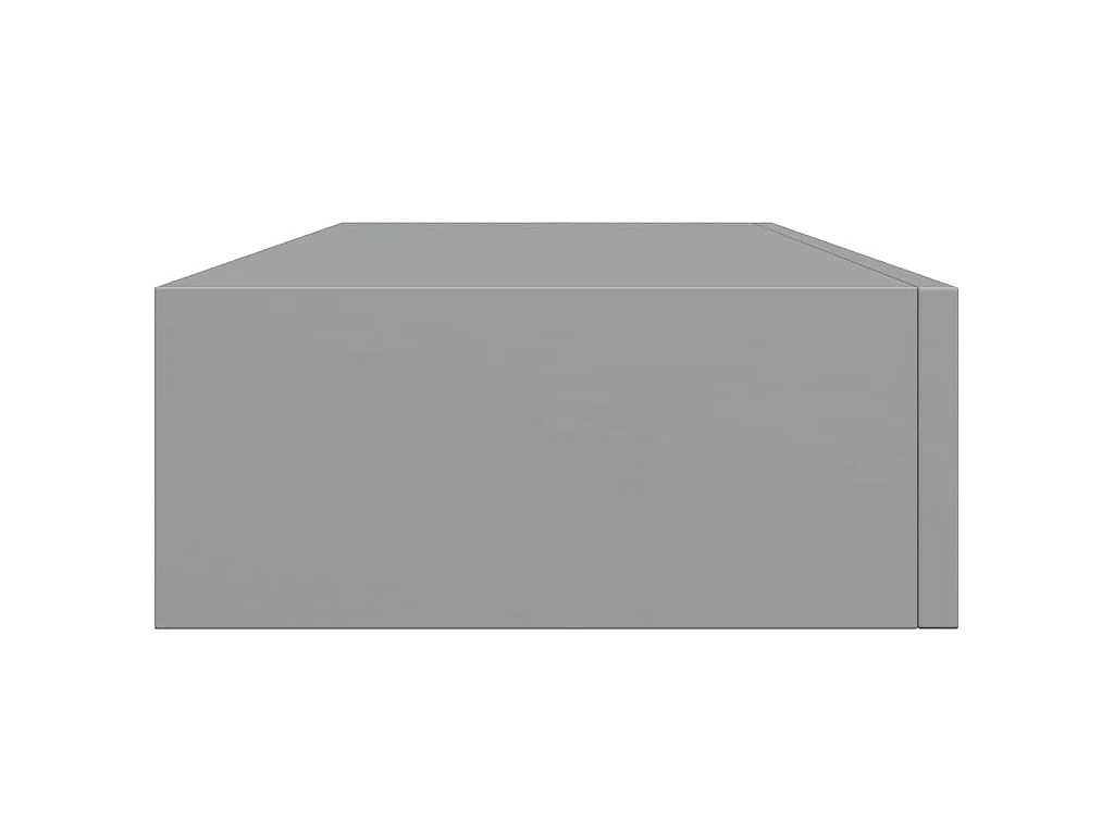 Wandschap met lade 60x23,5x10 cm MDF grijs