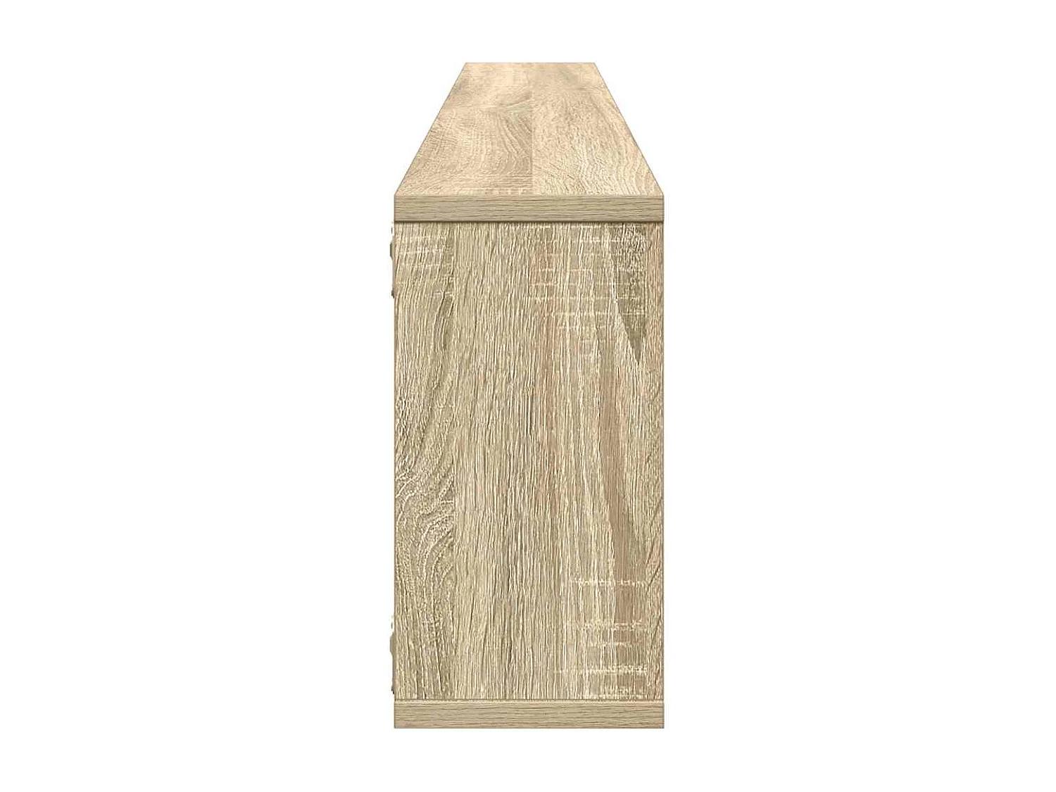 Étagères cube murales 2 pcs chêne sonoma bois d'ingénierie