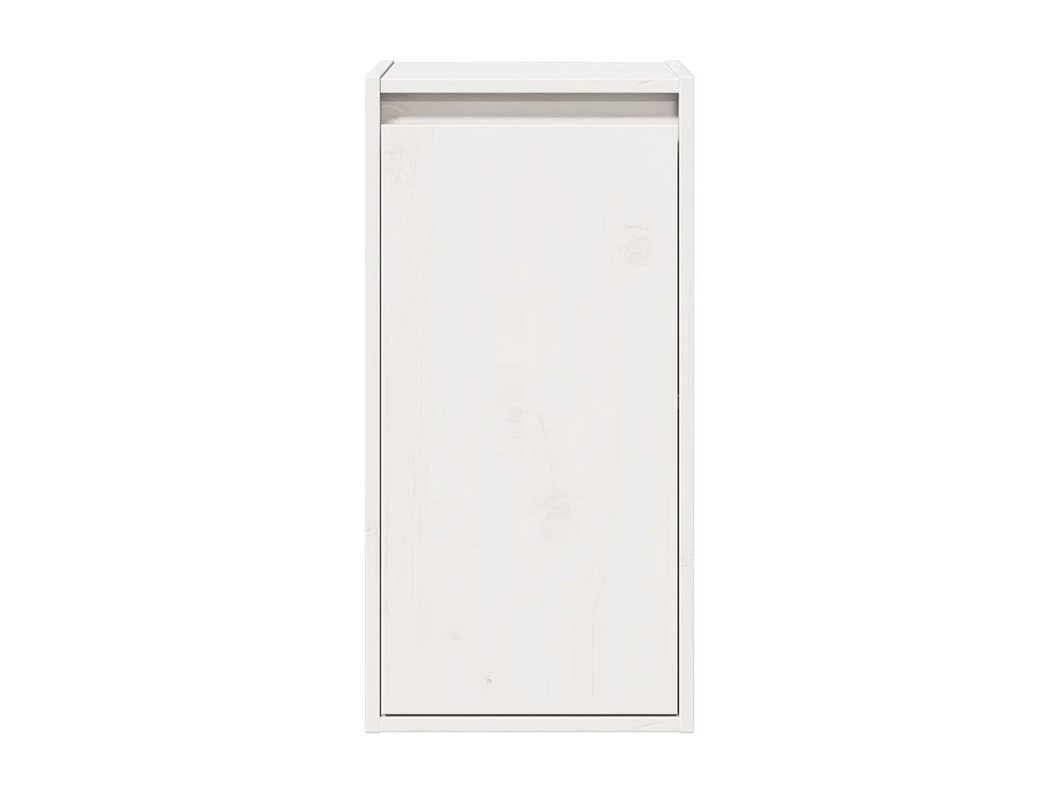 Armoires murales 2 pcs Blanc 30x30x60 cm Bois de pin massif