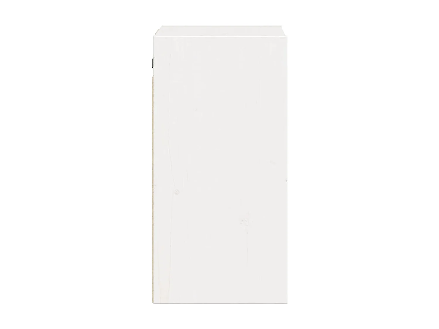 Pensili 2 pz Bianchi 30x30x60 cm in Legno Massello di Pino