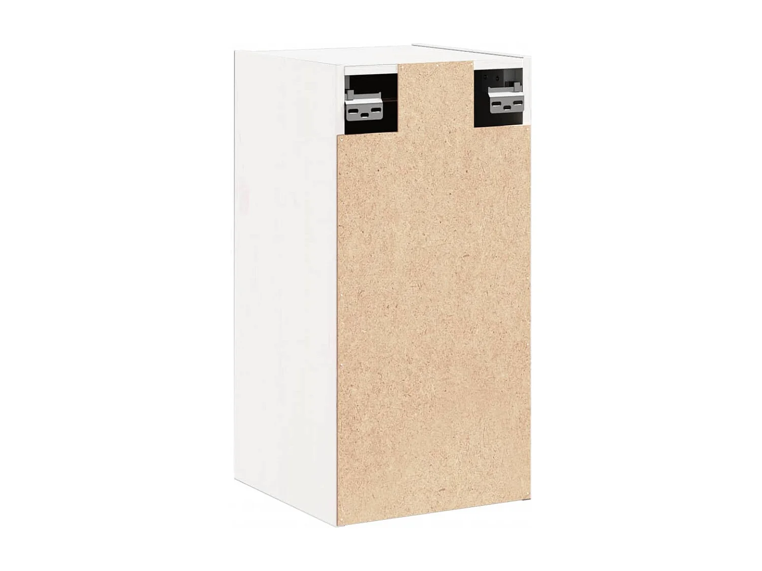 Pensili 2 pz Bianchi 30x30x60 cm in Legno Massello di Pino