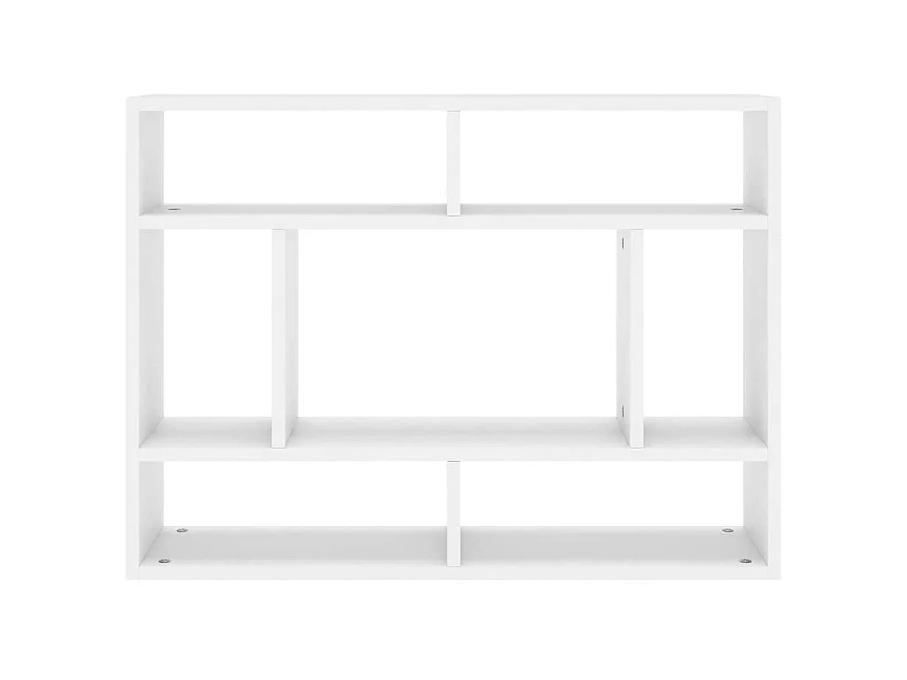 Scaffale a Parete Bianco 75x16x55 cm in in Multistrato
