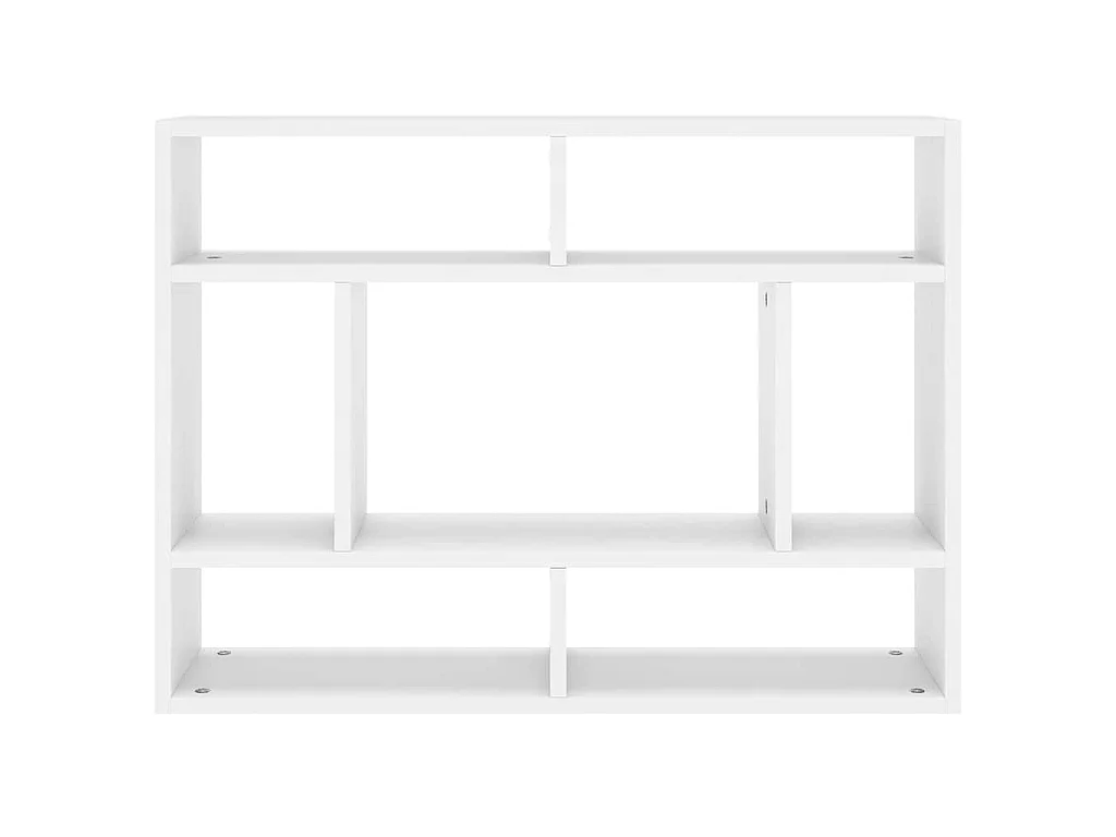 Scaffale a Parete Bianco 75x16x55 cm in in Multistrato