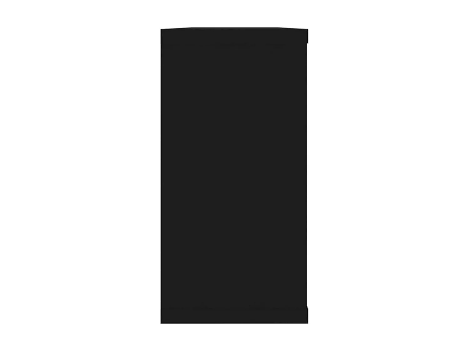 Würfelregale 4 Stk. Schwarz 100x15x30 cm Holzwerkstoff