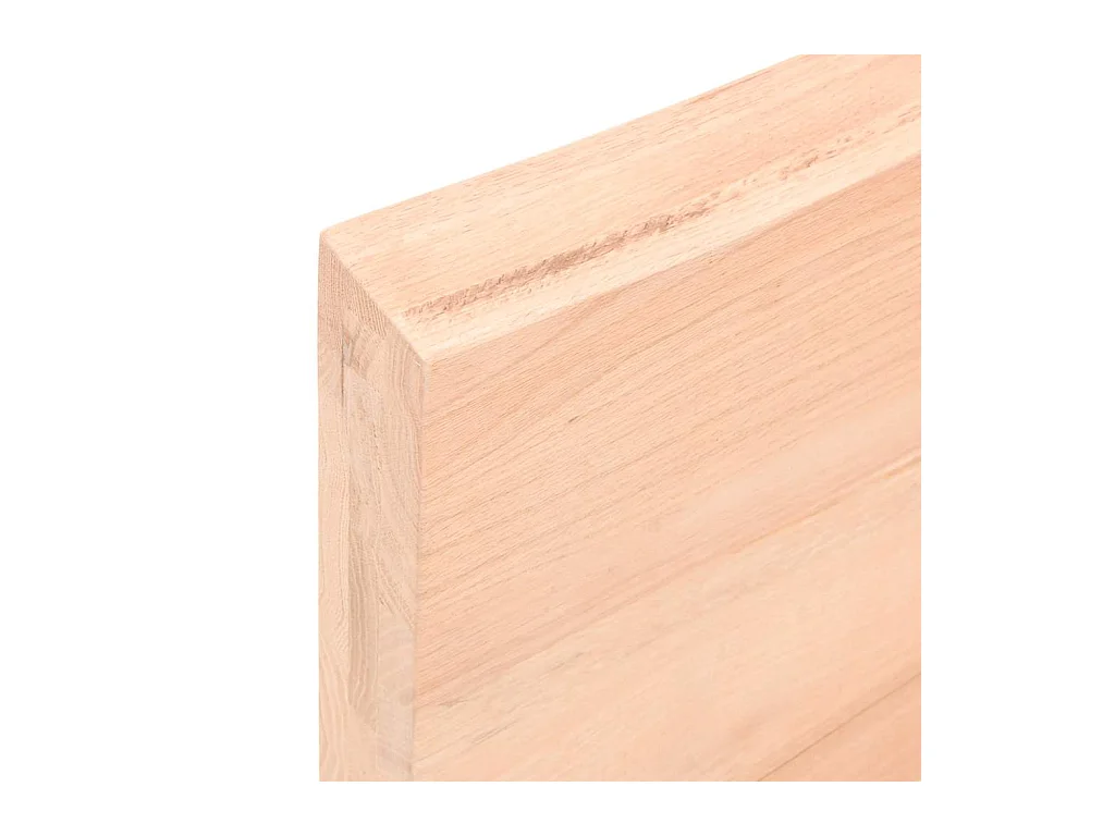 Wandregal 140x50x(2-6) cm Massivholz Eiche Unbehandelt