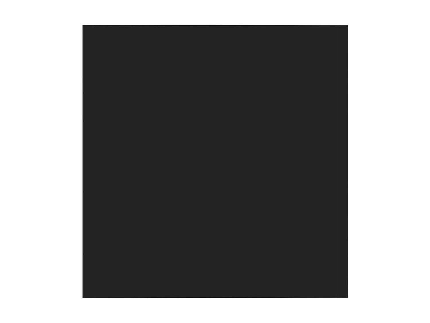 Hangkast 80x39x40 cm bewerkt hout zwart