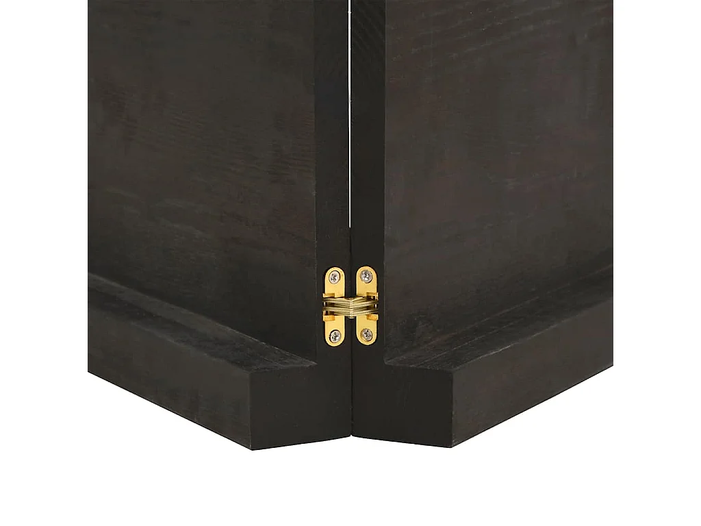 Ripiano Marrone Scuro 120x40x(2-6) cm Massello Rovere Trattato