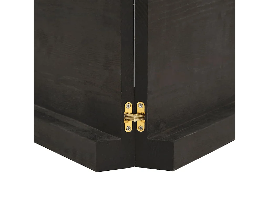 Ripiano Marrone Scuro 120x40x(2-6) cm Massello Rovere Trattato