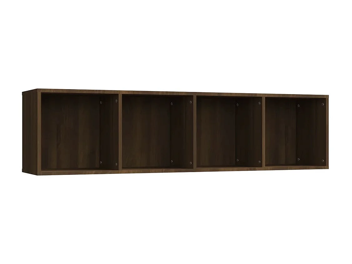 Boekenkast / tv-meubel 143x30x36 cm bruin eikenkleurig