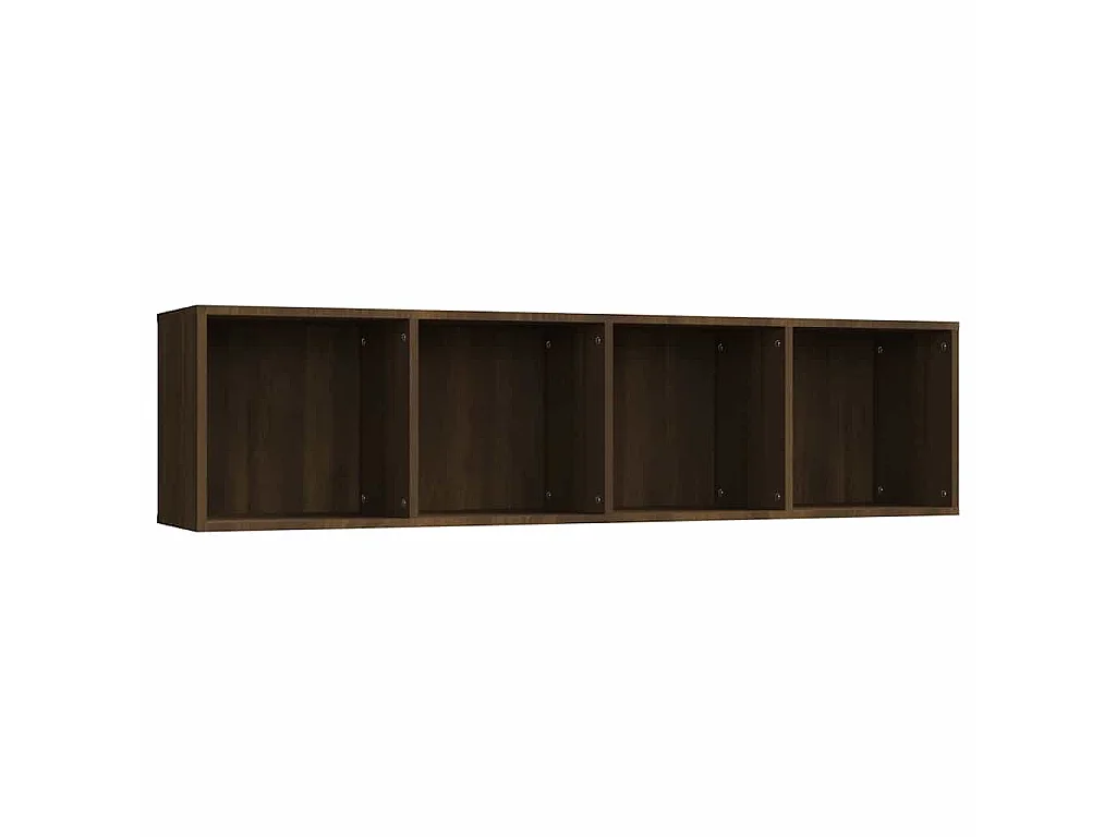 Bibliothèque/Meuble TV Chêne marron 143x30x36cm Bois ingénierie
