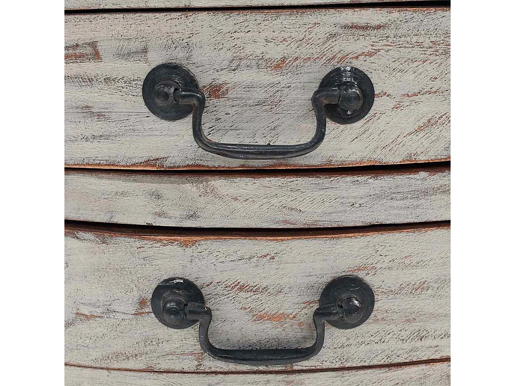 Table de chevet bois d'acajou massif 48x35x64 cm