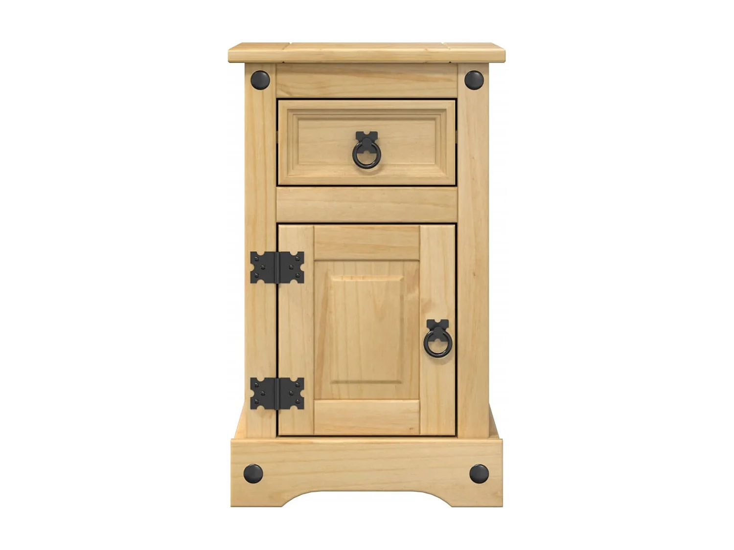 Nachttisch Corona 35x32,5x58 cm Massivholz Kiefer