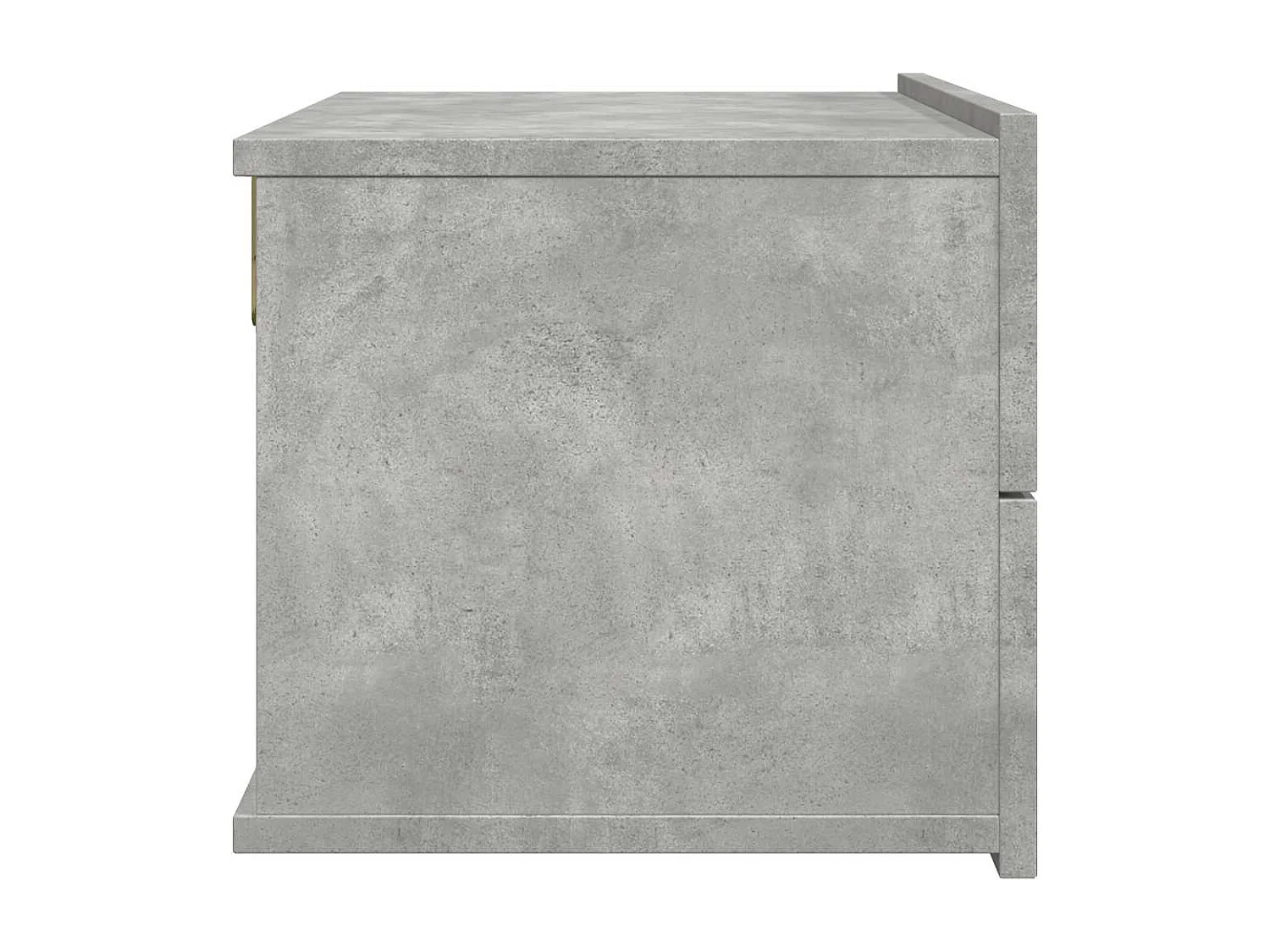 Table de chevet Gris béton 40x30x30 cm Bois ingénierie