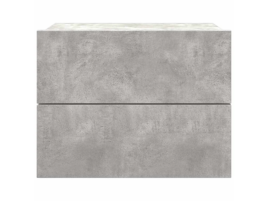 Nachttisch Betongrau 40x30x30 cm Holzwerkstoff