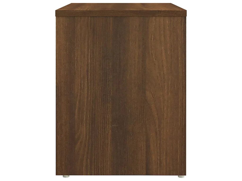 Nachttische 2 Stk. Braun Eichen-Optik 40x30x40 cm Holzwerkstoff