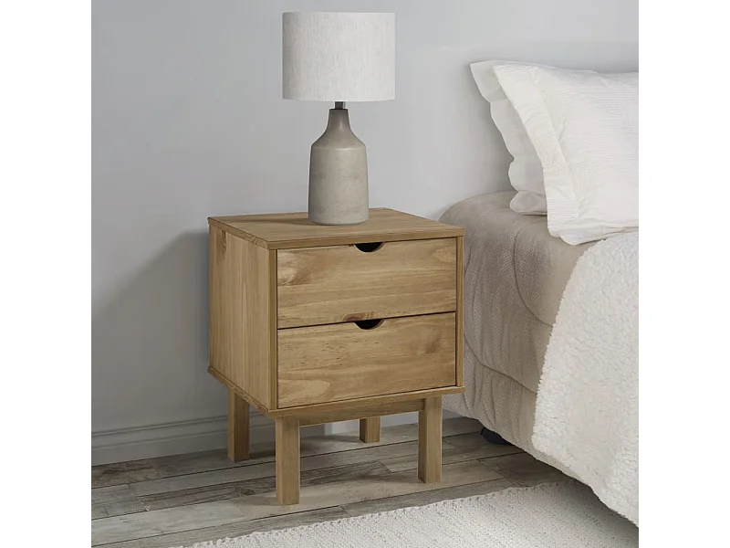 Table de chevet OTTA 45x39x57 cm bois de pin massif