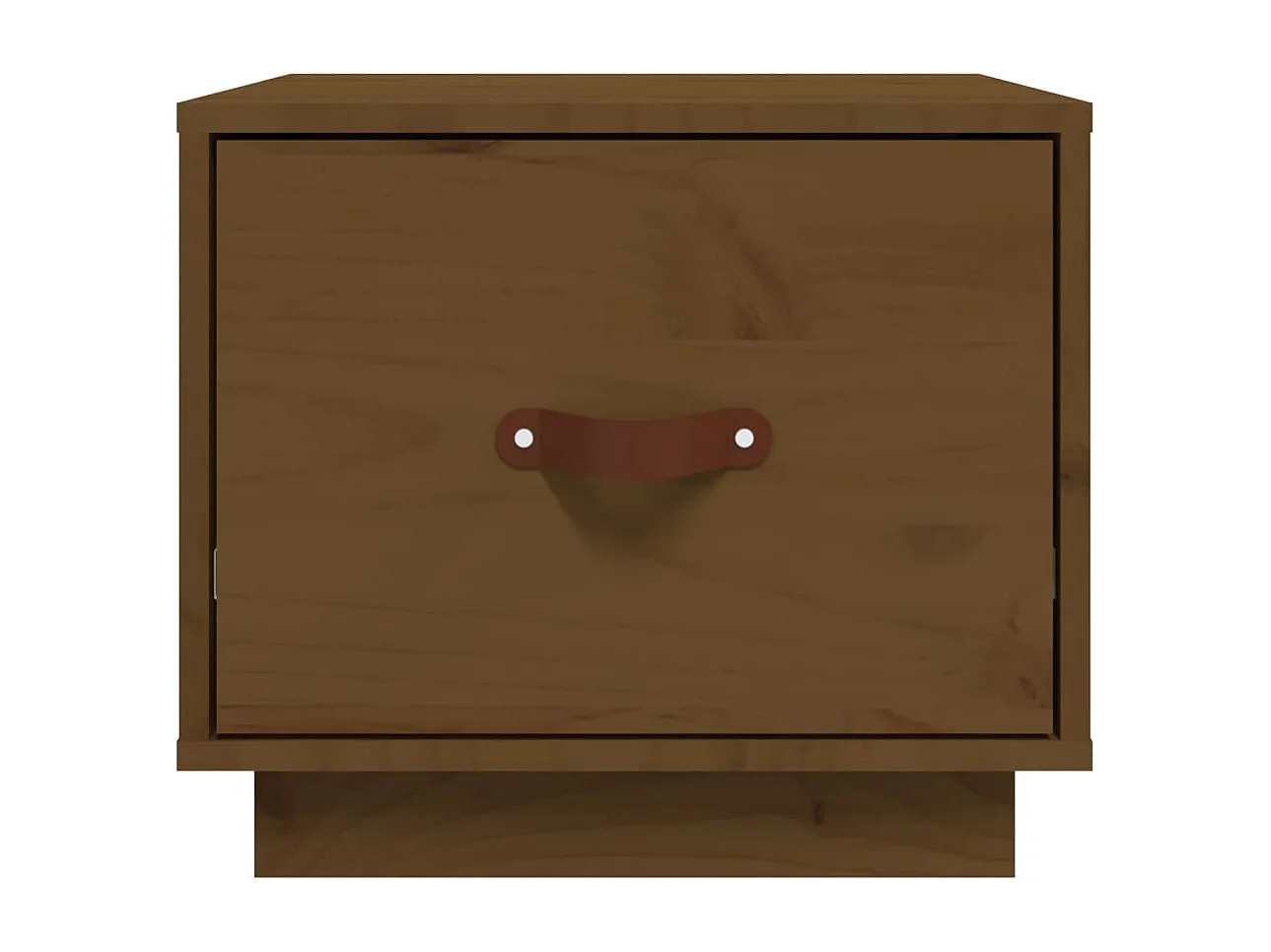 Tables de chevet 2pcs Marron miel 40x34x35cm Bois de pin massif