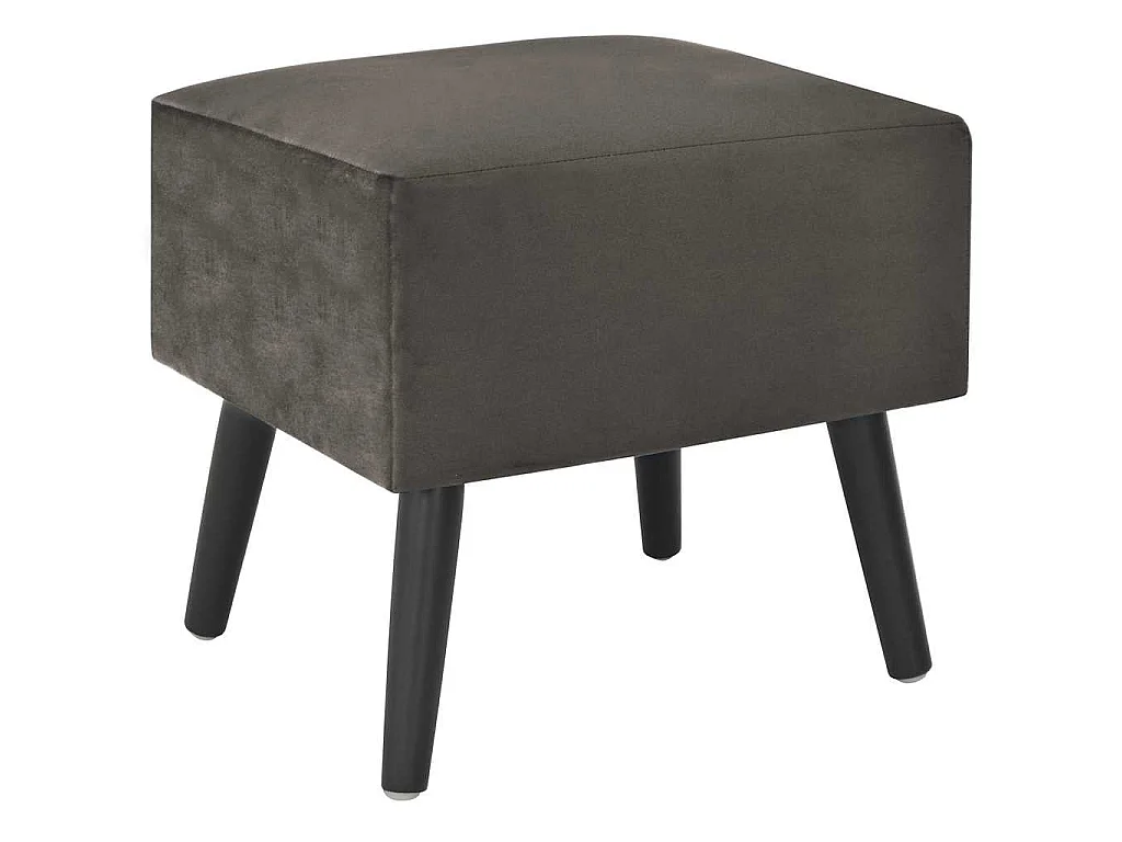 Nachttisch Grau 40x35x40 Samt