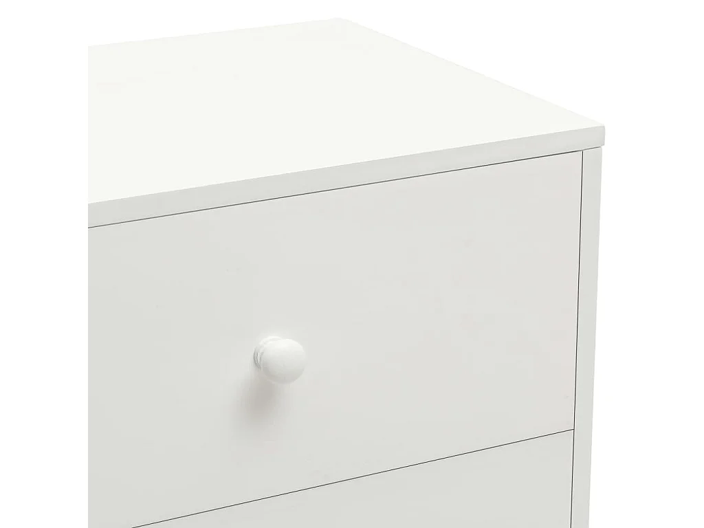 Nachtkastjes 2 st 40x30x50 cm massief grenenhout wit