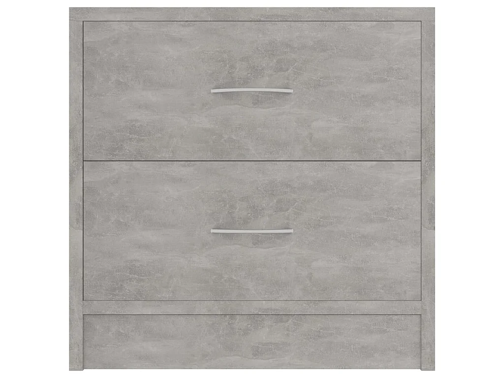 Nachtkastjes 2 st 40x30x40 cm bewerkt hout betongrijs
