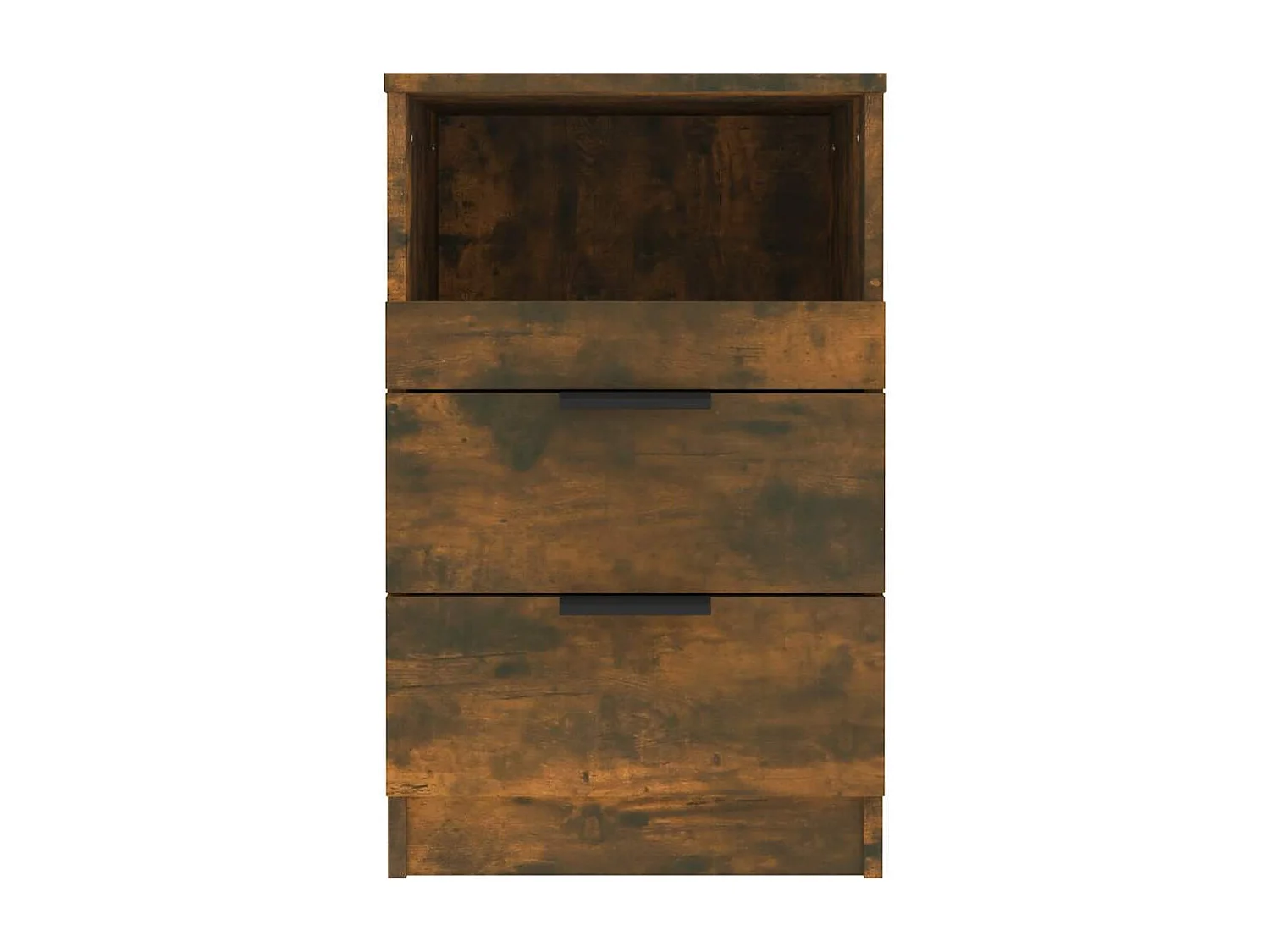 Tables de chevet 2 pcs Chêne fumé Bois d'ingénierie