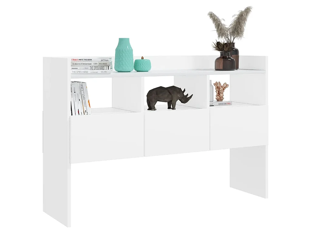 Buffet Blanc 105x30x70 cm Bois d’ingénierie