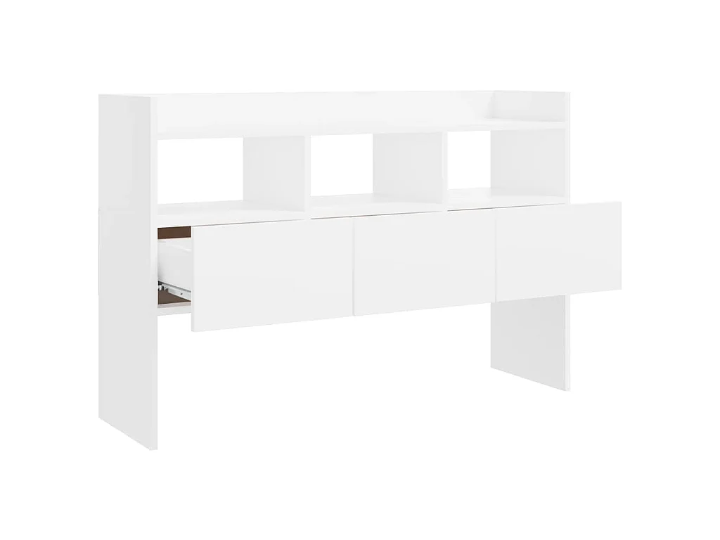 Buffet Blanc 105x30x70 cm Bois d’ingénierie