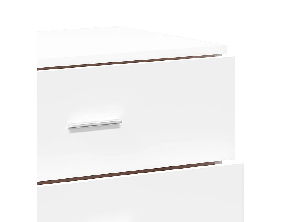 Sideboards 2 Stk. Weiß 60x39x80 cm Holzwerkstoff